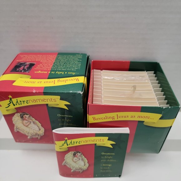 Adorenaments Baby Jesus Symbols Nick & Holly Found Granpa Attic Ornaments Family - Picture 7 of 15